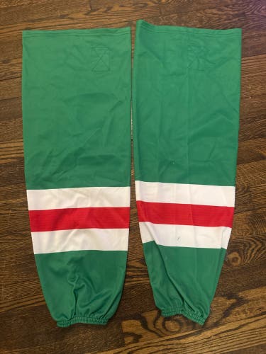 Green Senior Athletic Knit Socks Pro Stock (Used)