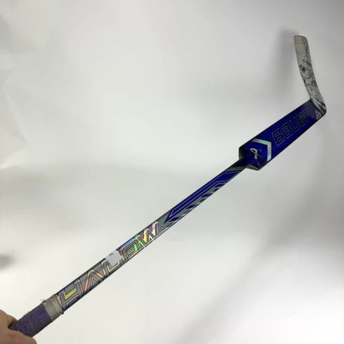 Used Regular Purple Bauer Supreme Shadow Goalie Stick | P31 Curve 26" Paddle | J576