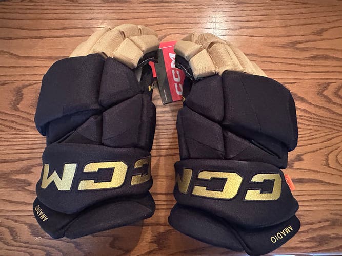 Vegas Golden Knights CCM HGJS Gloves 14" Pro Stock (New)