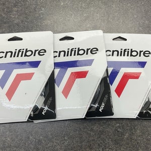 Tecnifibre 4S Polyester 17g/1.25 Tennis String (Black) 3 Pack