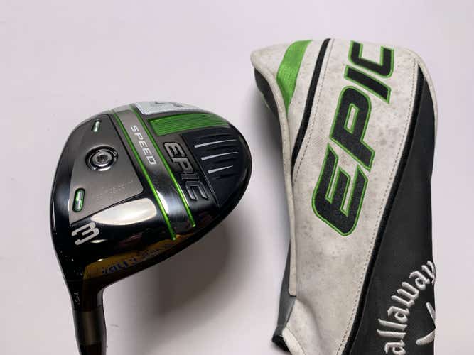 Callaway EPIC Speed 3 Fairway Wood 15* ProForce V2 7F5 Extra Stiff LH HC NEW