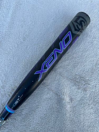Black 2020 Louisville Slugger Xeno Composite Bat (-10) Composite 22 oz 32" (Used)