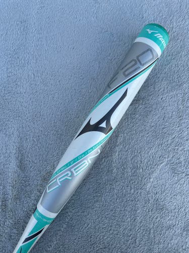 White 2020 Mizuno F20 Composite Bat (-10) Composite 23 oz 33" (Used)