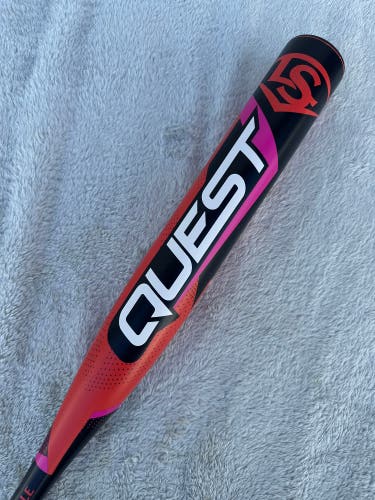 Red 2022 Louisville Slugger Quest Bat (-12) Alloy 18 oz 30" (Used)