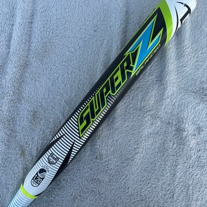 Black Louisville Slugger SuperZ Bat (-8) Composite 26 oz 34" (Used)