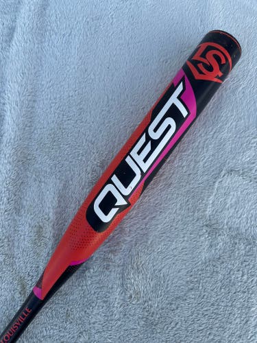 Red 2022 Louisville Slugger Quest Bat (-12) Alloy 18 oz 30" (Used)