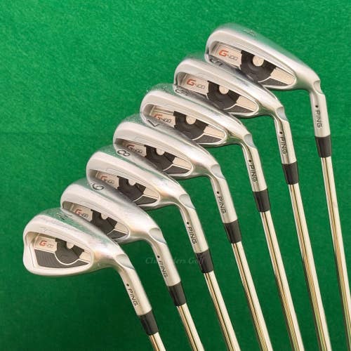 Ping G400 Black Dot 4-PW Iron Set Dynamic Gold 105 R300 Steel Regular