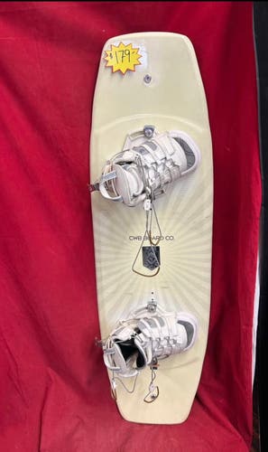 Wakeboard: CWB Board Co wakeboard with bindings 140cm wakeboard great condition large bindings