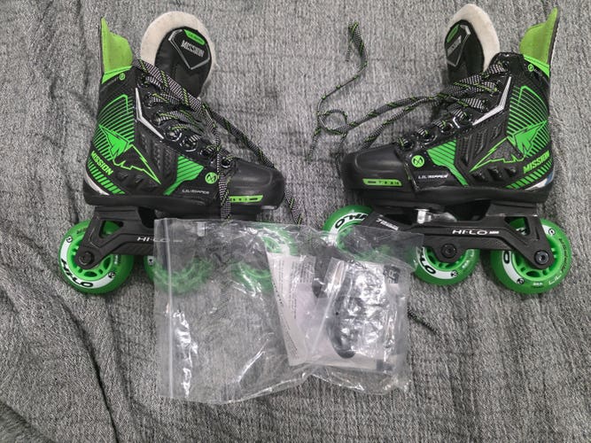 Mission Lil Ripper Youth Inline Skates Regular Width Size 7-10 (Used)