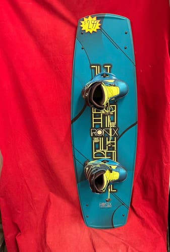 Wakeboard: New 2015 ronix limelight ATR 132cm wakeboard bikini blue and lime green wakeboard boating