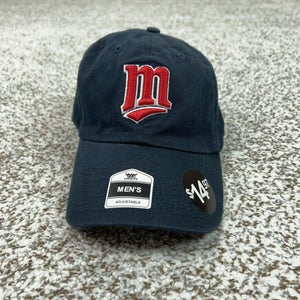 Minnesota Twins Hat Cap Strap Back Mens One Size Blue MLB Baseball Fan Favorite