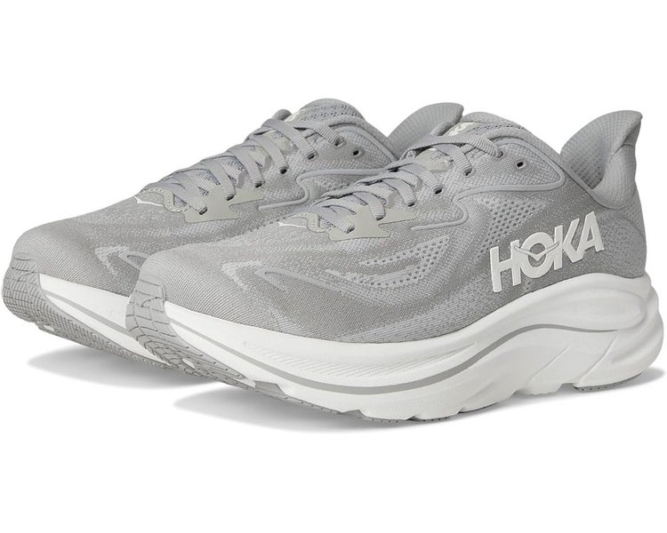 Hoka One One Clifton 10 1162030-STLLR Sneaker Men's 13 Gray Running Shoes MEW161