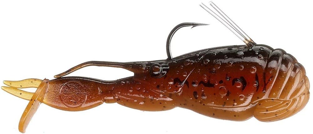 Googan Squad Scuddle Bug Swimbait Hook 4 in Boiled Crawfish 3/8oz TEN20