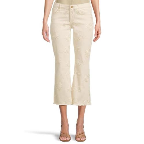 Liverpool Los Angeles Hannah Jeans Women's 2 Ivory Cropped Flared Leg JDM2578