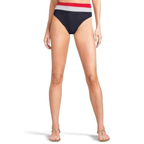 Beach Riot Heidi Bikini Bottom Women's Large Multi Colorblock Swimwear JDM2616