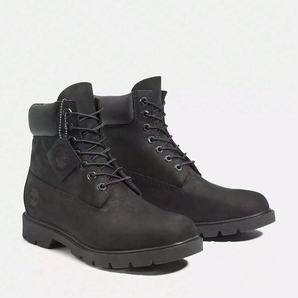Timberland Classic TB019039001 Boots Mens 9.5 Black Nubuck Waterproof Ankle MEW7