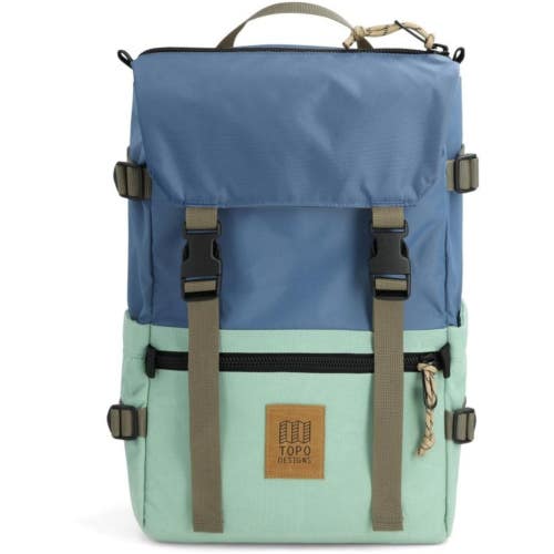 Topo Designs Rover Pack Classic Backpack Women's Blue Adjustable Strap JDM2856