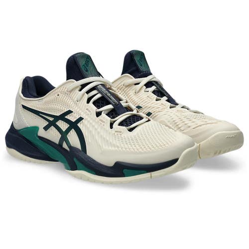 Asics Court FF 3 1041A370-105 Sneakers Men's US 8.5 Cream Tennis Shoes VER1389