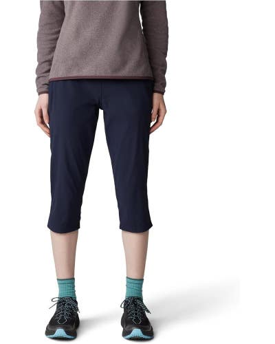 Mountain Hardwear Dynamatm Capri Pants Women's Abyss Stretch Performance DDR2273