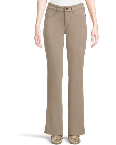 Nydj Marilyn Jeans Women's 12 Saddlewood Denim Dark Wash Straight Leg DDR2332