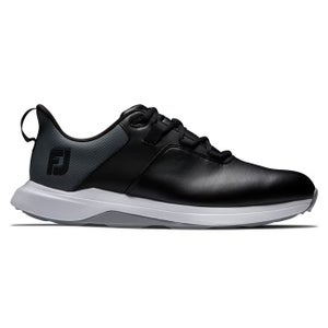 Footjoy ProLite 56922 Sneaker Men's 8 Black Leather Spikeless Golf Shoes RHS7579