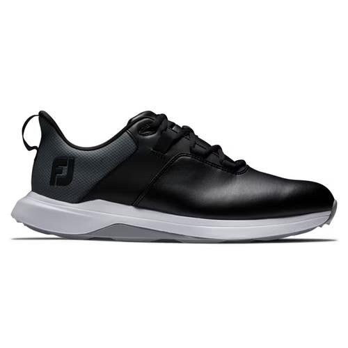 Footjoy ProLite 56922 Sneaker Men's 8 Black Leather Spikeless Golf Shoes RHS7579