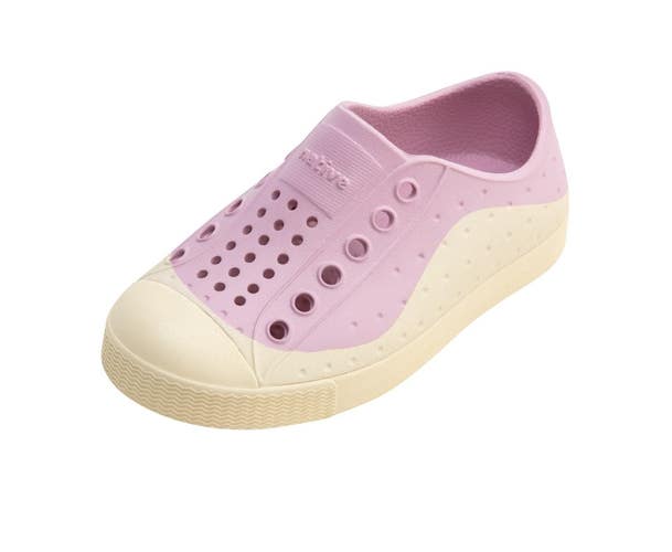 Native Shoes Jefferson Roam Toddler US 6 Pink Slip-On Perforated Shoes VER1448