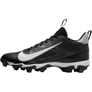 Nike Alpha Menace 4 Shark FN0028-001 Men 10.5 Black White Football Cleat RHS7586