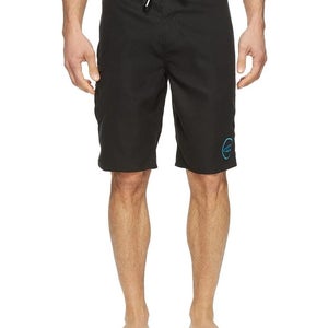 O'Neill Santa Cruz Solid 2.0 Board Shorts Men's 40 Black Swimwear Beachy DDR2290