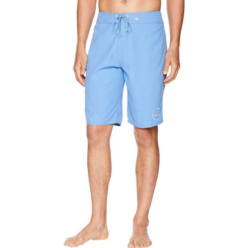 O'Neill Santa Cruz Solid 2.0 Boardshorts Men's 34 Fountain Blue Swimwear DDR2616