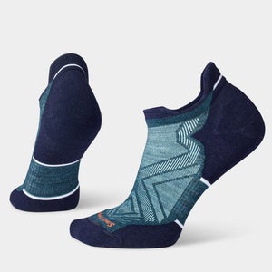Smartwool Run Ankle Socks Womens Small Blue Merino Wool Targeted Cushion JDM2543