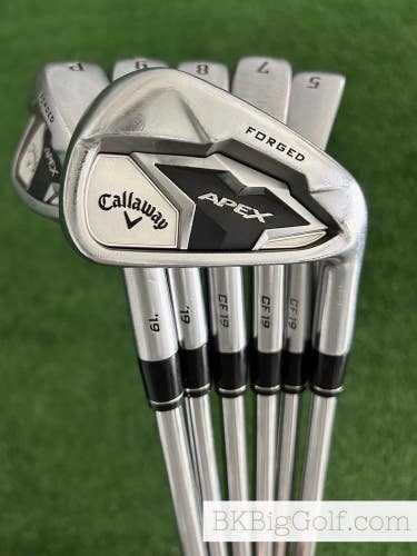 Callaway Apex 19 Forged Iron Set 5-P / NS Pro Zelos 80 Stiff