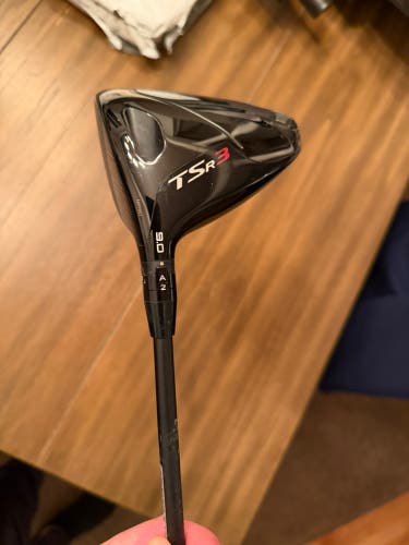 Men's Titleist TSR3 Left Hand Driver Stiff Flex 9 Loft (New) Graphite Design Tour AD IZ 6S shaft