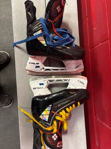 2023 True HZRDUS 7x Hockey Skates Regular Width Size 1.5 (Used)