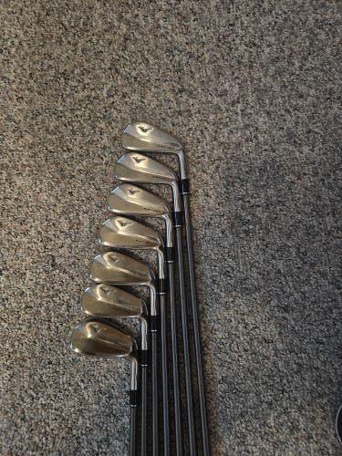 Mizuno MP-20 HMB Right Handed Iron Set Stiff Flex Graphite Shaft (Used)