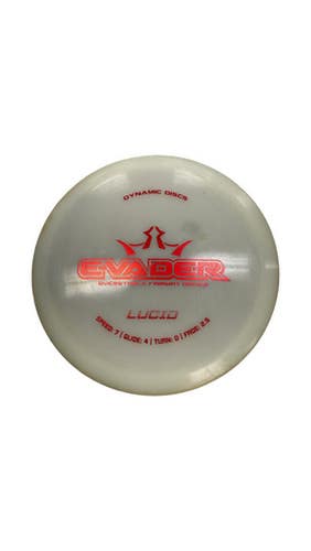 Used Dynamic Discs EVADER Disc Golf Driver White 174g 11859-S000028592