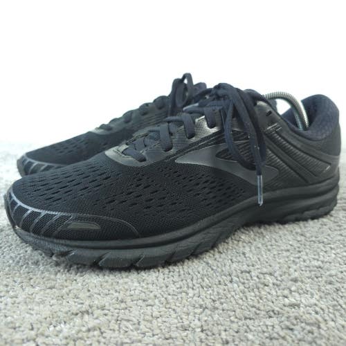 Brooks Adrenaline GTS 18 Mens Size 12 Running Shoes Low Top Black Sneakers