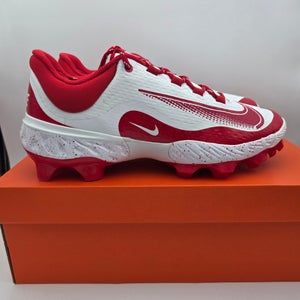 Nike Alpha Huarache Elite 4 Low MCS 'University Red' Baseball Cleats Men's Size 11.5
