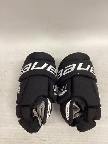 Used Bauer LIL SPORT Youth Gloves Black 8" 11851-S000043326