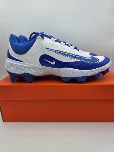 Nike Alpha Huarache Elite 4 Low MCS 'Hyper Royal' Baseball Cleats Men's Size 11.5