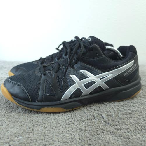 ASICS Upcourt Womens Size 8.5 Shoes Volleyball Sneakers Black Low Top Lace Up