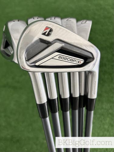 Bridgestone Tour B 202 CBP Iron Set 5-P / Fujikura MCI 65 Stiff Graphite