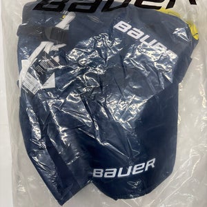 New!! Bauer Supreme S27 Hockey Pants Junior Medium Navy Blue