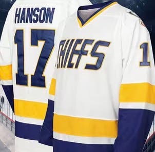3 - Complete set of Hanson Brothers Jerseys (New)
