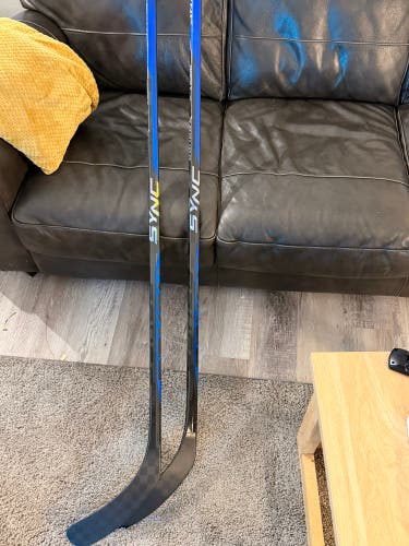 Bauer Nexus Sync Left Hand Hockey Stick P92 87 Flex Pro Stock (2 pack)