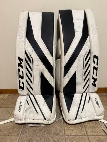 28" CCM Axis 1.5 Goalie Leg Pads (Used)
