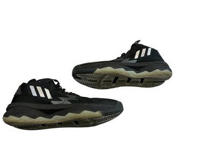 Used Adidas DAME Basketball Shoes Black Senior 10.5 11873-C000232724