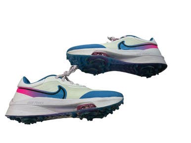 Used Nike REACT Mens Golf Shoes White Senior 9.5 11873-C000232718