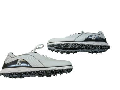 Used Foot Joy Mens Golf Shoes White Senior 9.5 11873-C000232716