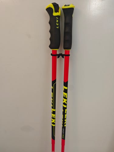 48in (120cm) Leki Racing VENOM GS 3D Ski Poles (New)